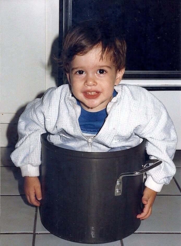 Kaan as a kid